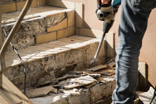 Concrete Stair Demolition in Grand Junction